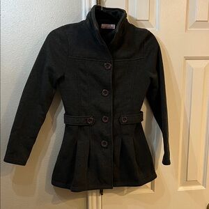 Classic dark grey Kids Pea Coat